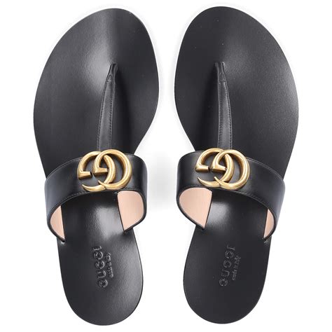 black gucci flip flops women|gucci flip flops price.